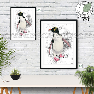 Yellow Eyed Penguin Fine Art Print