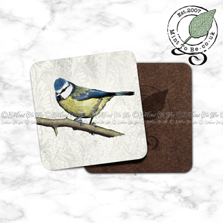 Blue Tit "Tufty" Coaster