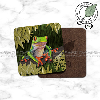 Red Eyed Tree Frog Coaster