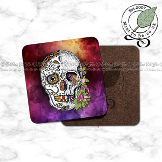 Fusion Sugar Skull Coaster