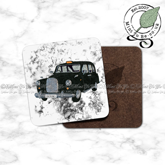Hackney Taxi Black Cab Coaster