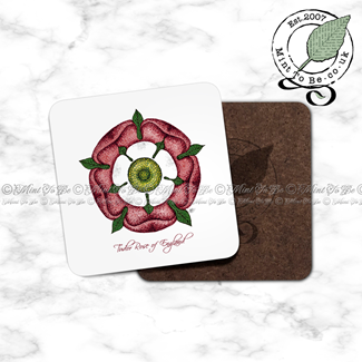 Tudor Rose of England (Colour) Coaster