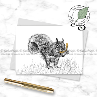 Grey Squirrel Card