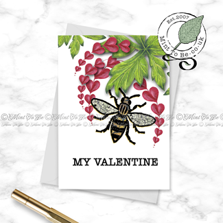 Manchester Bee: Bee My Valentine Card