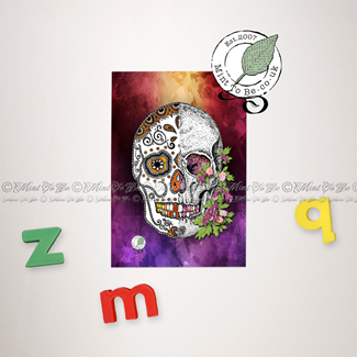 Fusion Sugar Skull Magnet