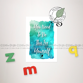 Do This For Yourself… Quote Magnet