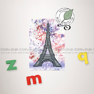 Eiffel Tower Fireworks Magnet